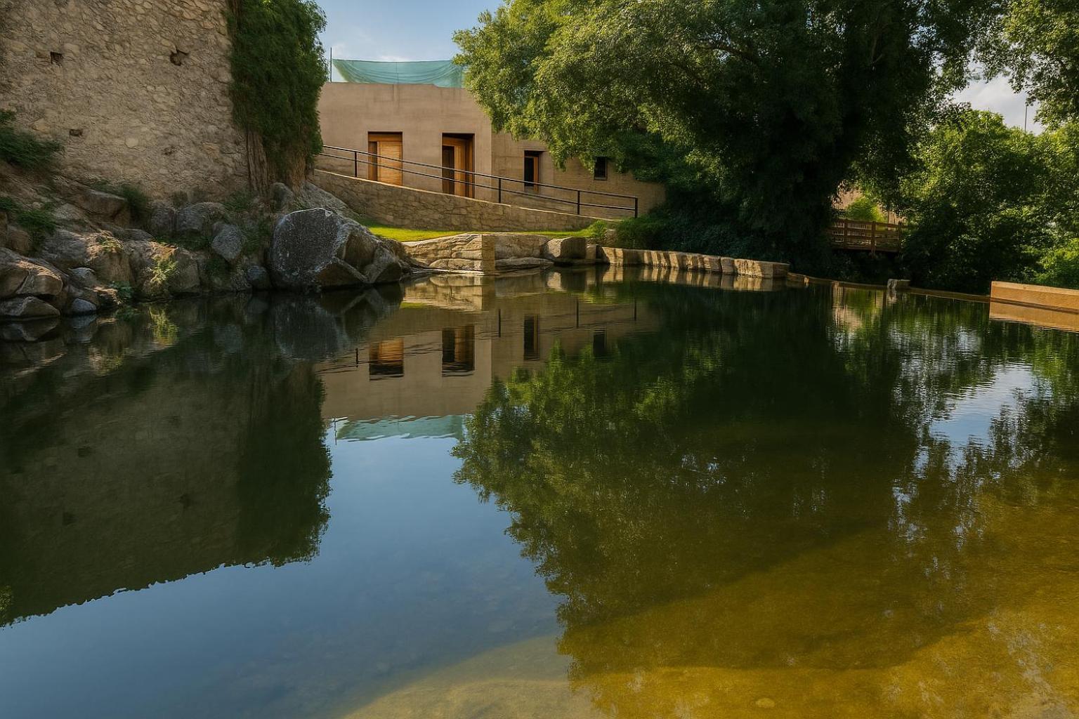 Casa Rural Arbequina-Piscina Natural A 100 Metros Casas del Monte Bagian luar foto